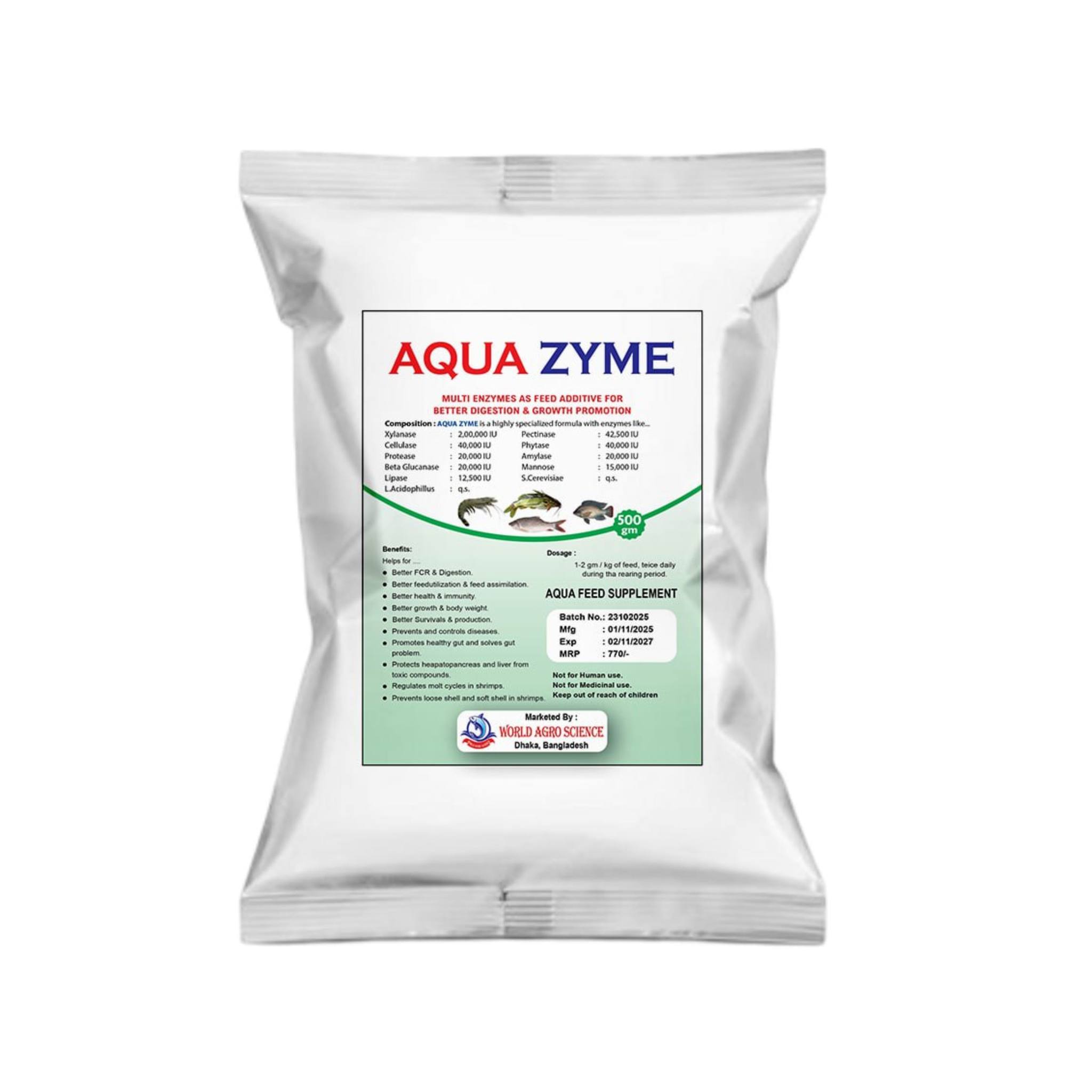 এ্যাকোয়া জাইম  Aqua Zyme (500 Gm)