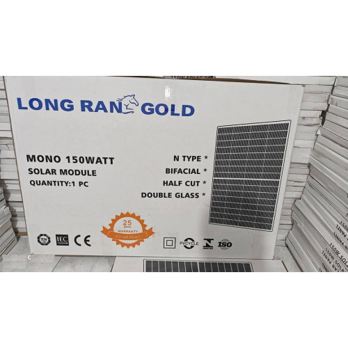 150 Watt Long Ran Gold Bifacial panel